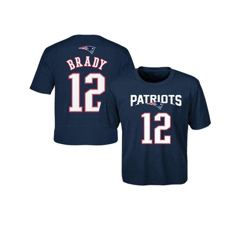 Toddler Tom Brady New England Patriots Outerstuff NFL Player T-Shirt – Navy