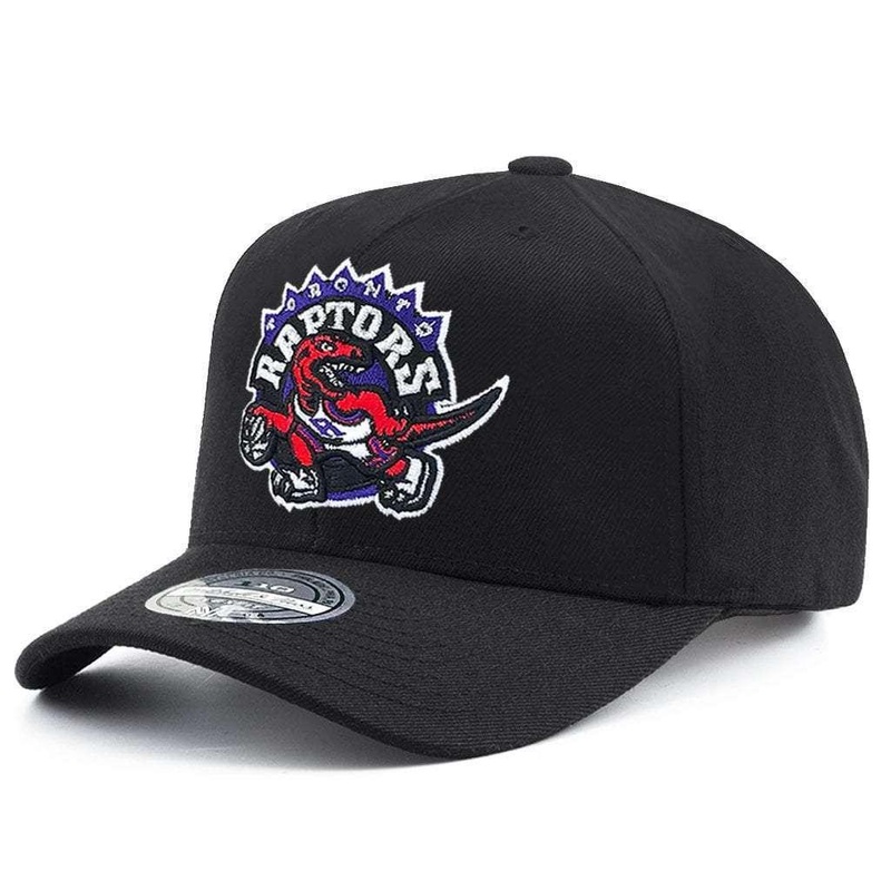 Toronto Raptors Mitchell & Ness NBA Throwback HWC 110 Curve Snapback Hat