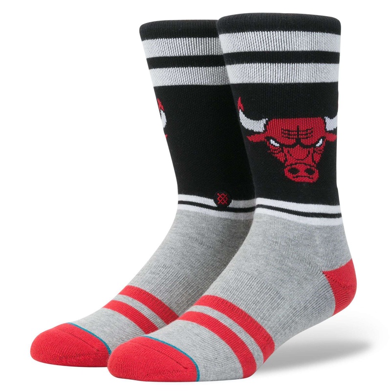 Chicago Bulls Stance NBA City Gym Crew Socks – Black
