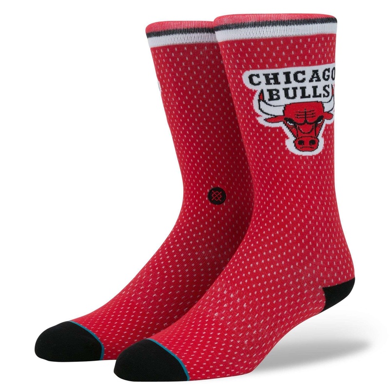 Chicago Bulls Stance NBA Jersey Crew Socks – Red