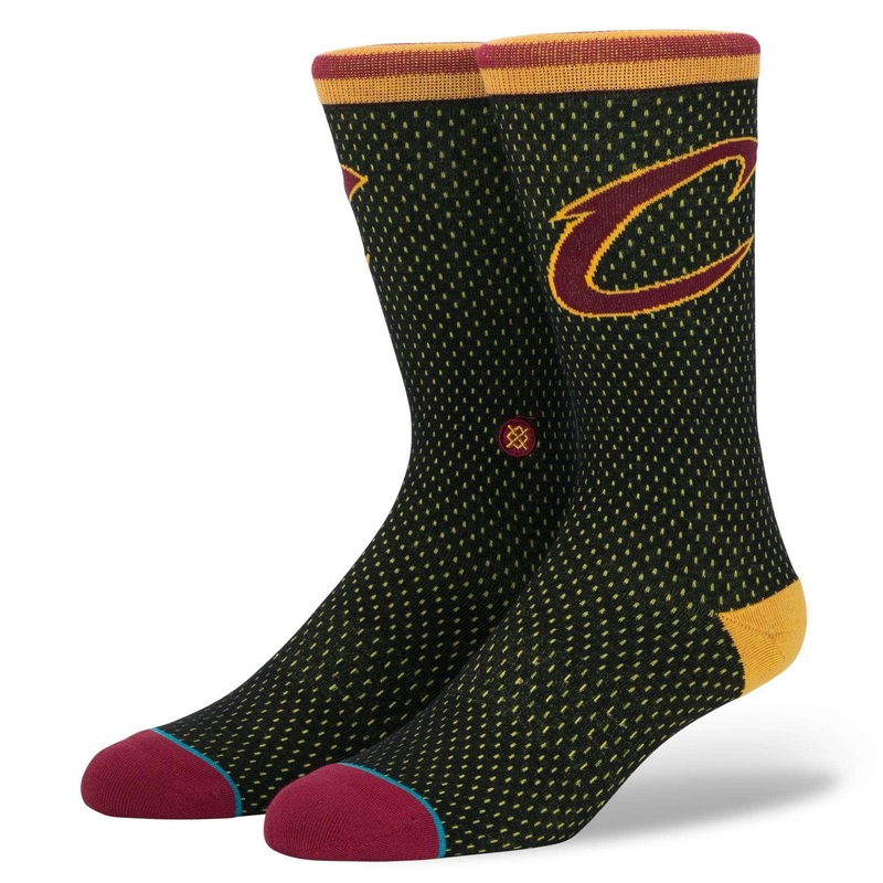 Cleveland Cavaliers Stance NBA Jersey Crew Socks – Black