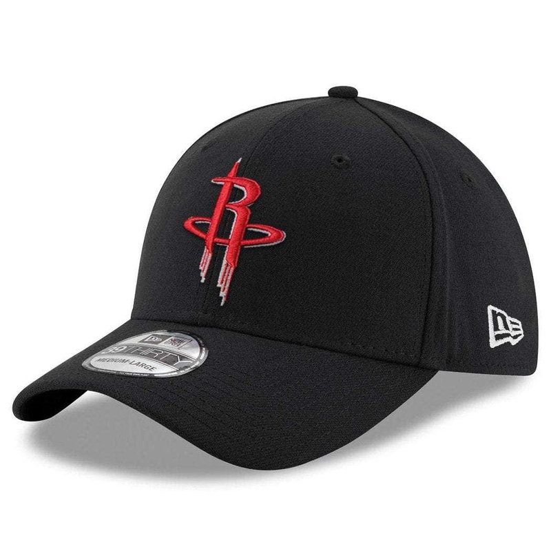 Houston Rockets New Era NBA Team 39THIRTY Stretch-Fit Curve Hat – Black