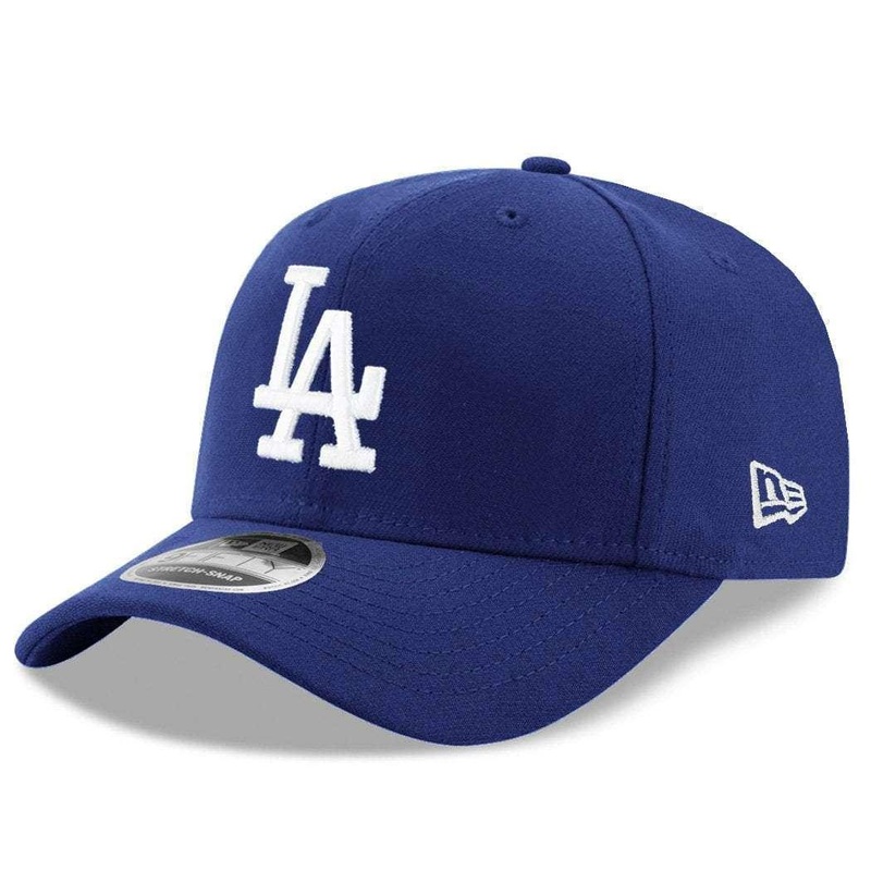 Los Angeles Dodgers New Era MLB Team Stretch-Snap 9FIFTY Curved Snapback Hat – Blue