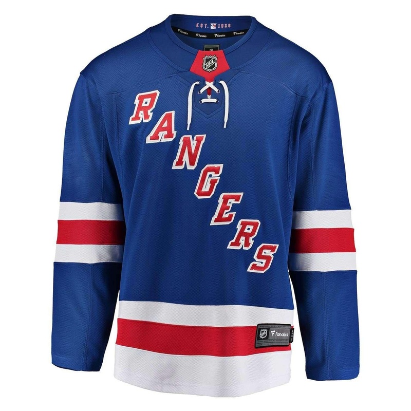 New York Rangers NHL Breakaway Replica Jersey – Blue