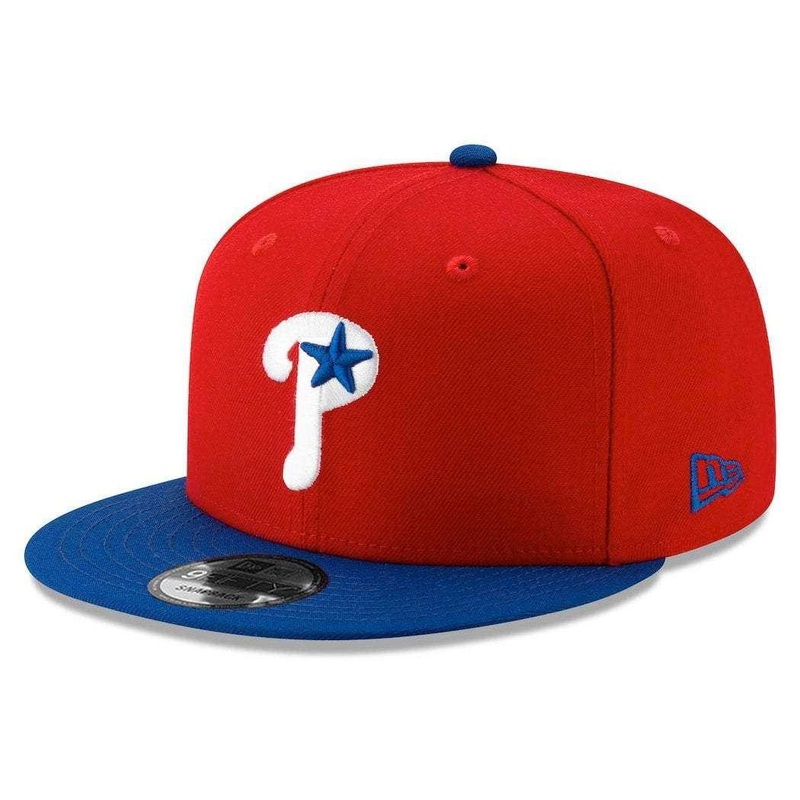 Philadelphia Phillies New Era MLB Alt Logo 9FIFTY Snapback Hat – Red