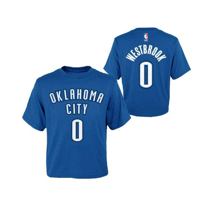 Toddler Russell Westbrook OKC Thunder Outerstuff NBA Player T-Shirt – Blue