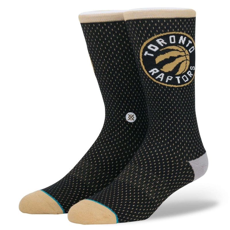Toronto Raptors Stance NBA Jersey Crew Socks – Gold