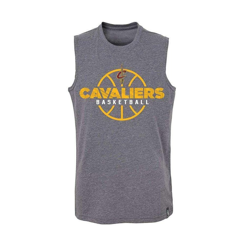 Youths Cleveland Cavaliers Outerstuff NBA Destroyer Muscle Tank – Charcoal