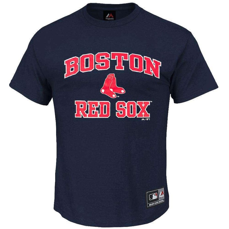 Boston Red Sox Majestic MLB Despa T-Shirt – Navy