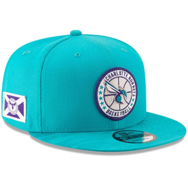 Charlotte Hornets New Era NBA 2018 Tip-Off 9FIFTY Snapback Hat – Teal