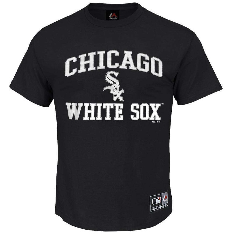 Chicago White Sox Majestic MLB Despa T-Shirt – Black