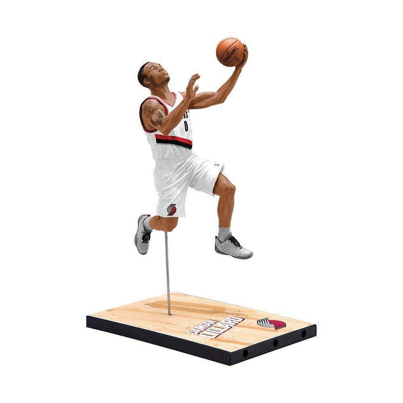 Damian Lillard Portland Trail Blazers McFarlane NBA Series 30 7″ Figure – White