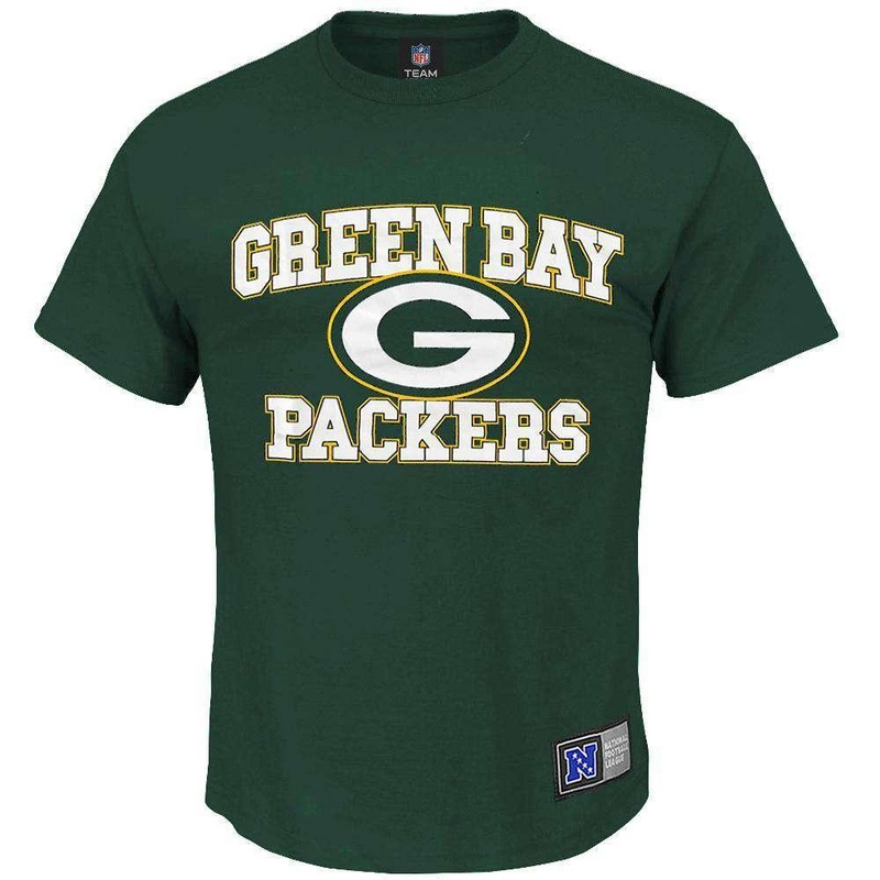 Green Bay Packers Majestic NFL Despa T-Shirt – Green