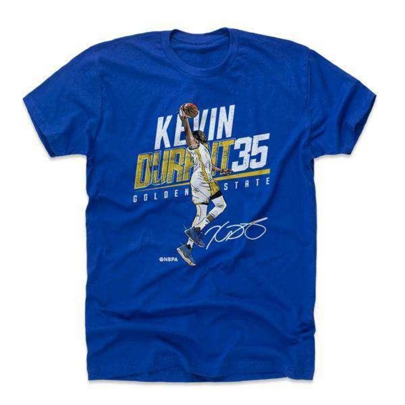 Kevin Durant Golden State Warriors 500 Level NBA Slant T-Shirt – Royal Blue