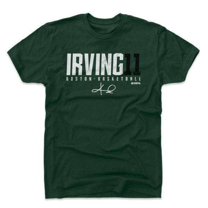 Kyrie Irving Boston Celtics 500 Level NBA Irving11 T-Shirt – Forest Green