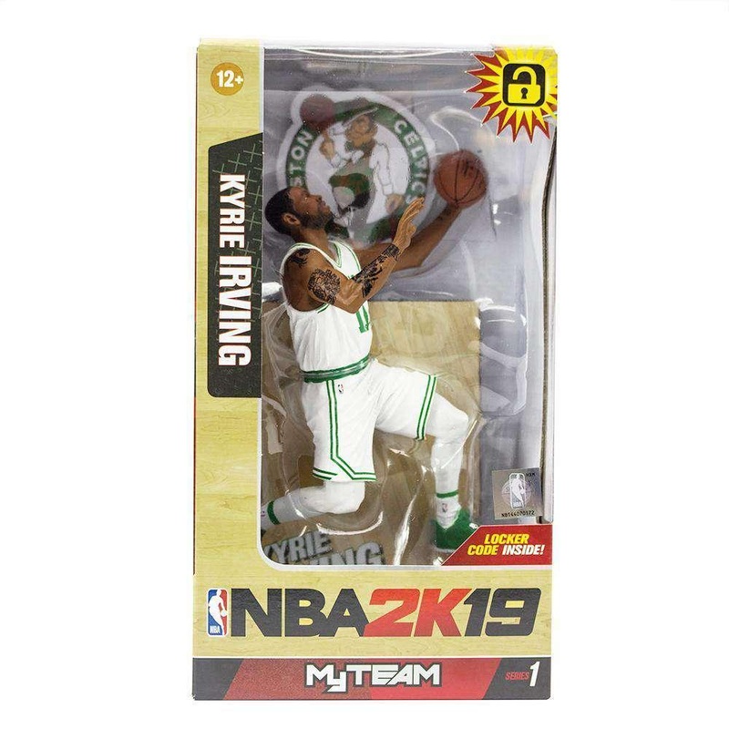 Kyrie Irving Boston Celtics McFarlane NBA 2K19 Series 7″ Figure – White