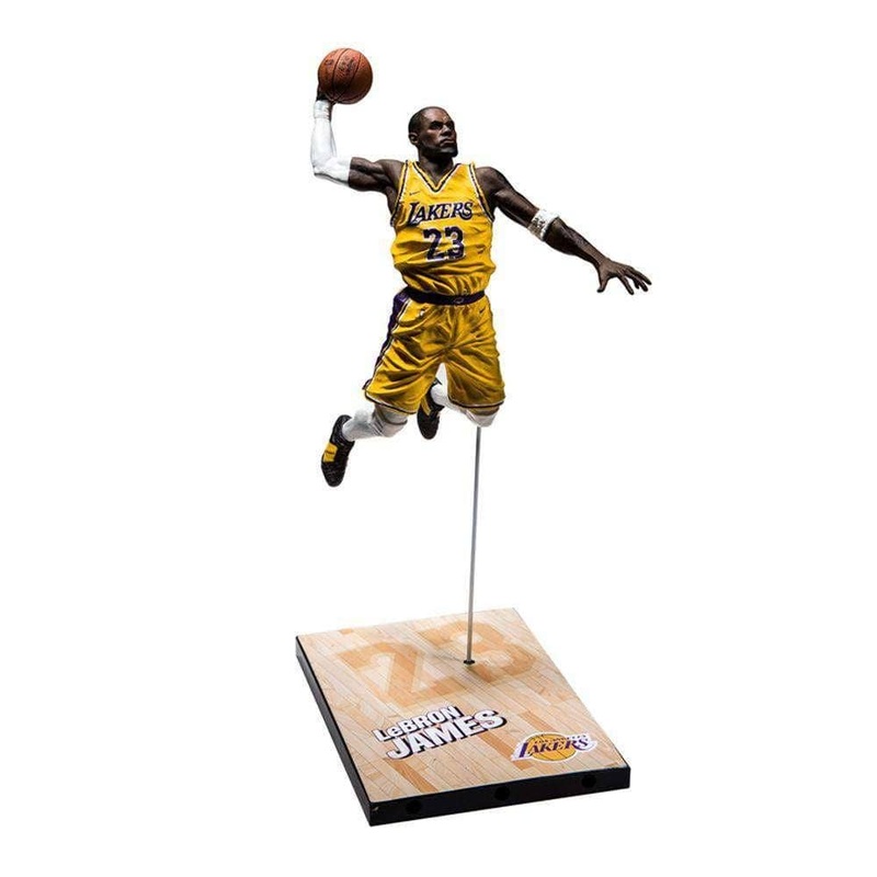 LeBron James Los Angeles Lakers McFarlane NBA 2K19 Series 7″ Figure – Gold