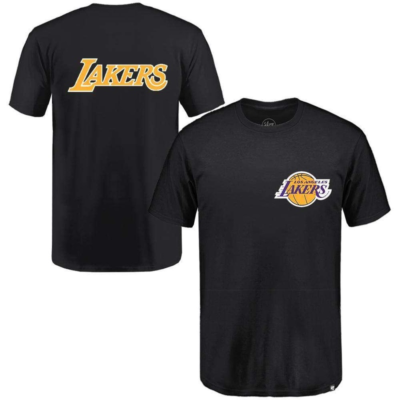 Los Angeles Lakers ’47 NBA Backer T-Shirt – Black
