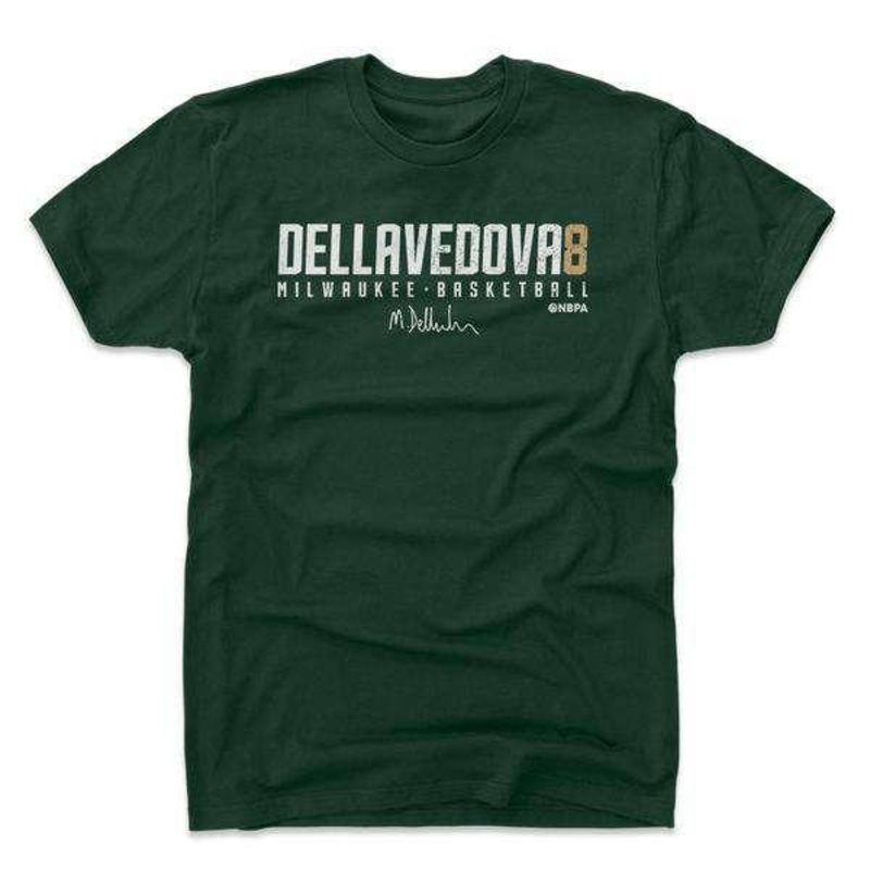Matthew Dellavedova Milwaukee Bucks 500 Level NBA T-Shirt – Forest Green