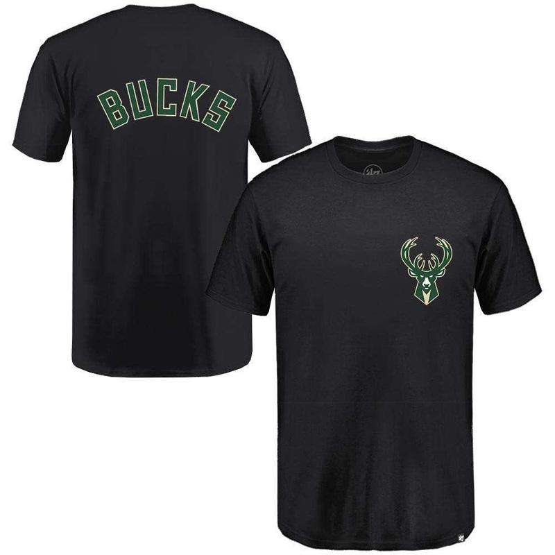 Milwaukee Bucks ’47 NBA Backer T-Shirt – Black