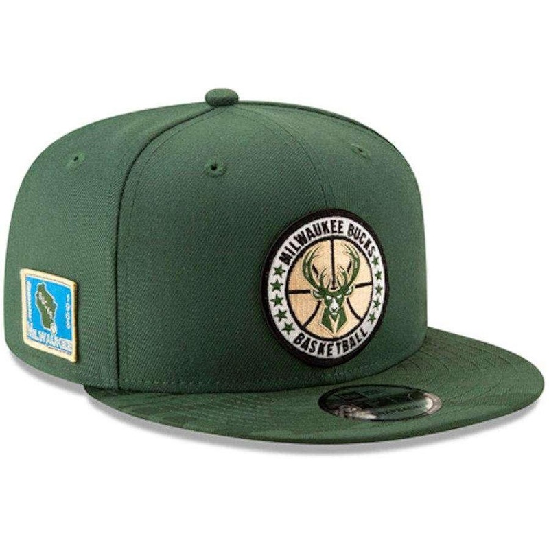 Milwaukee Bucks New Era NBA 2018 Tip-Off 9FIFTY Snapback Hat – Green