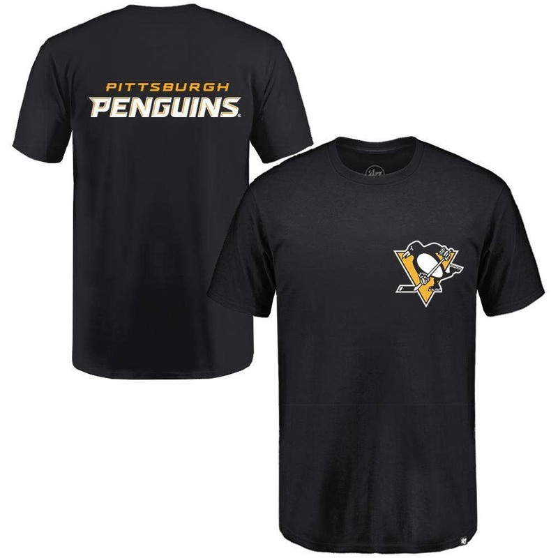 Pittsburgh Penguins ’47 NHL Backer T-Shirt – Black