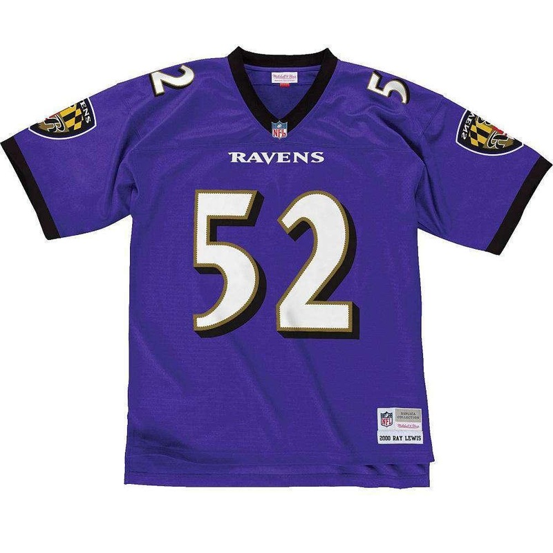 Ray Lewis Baltimore Ravens Mitchell & Ness NFL Legacy Jersey – Purple