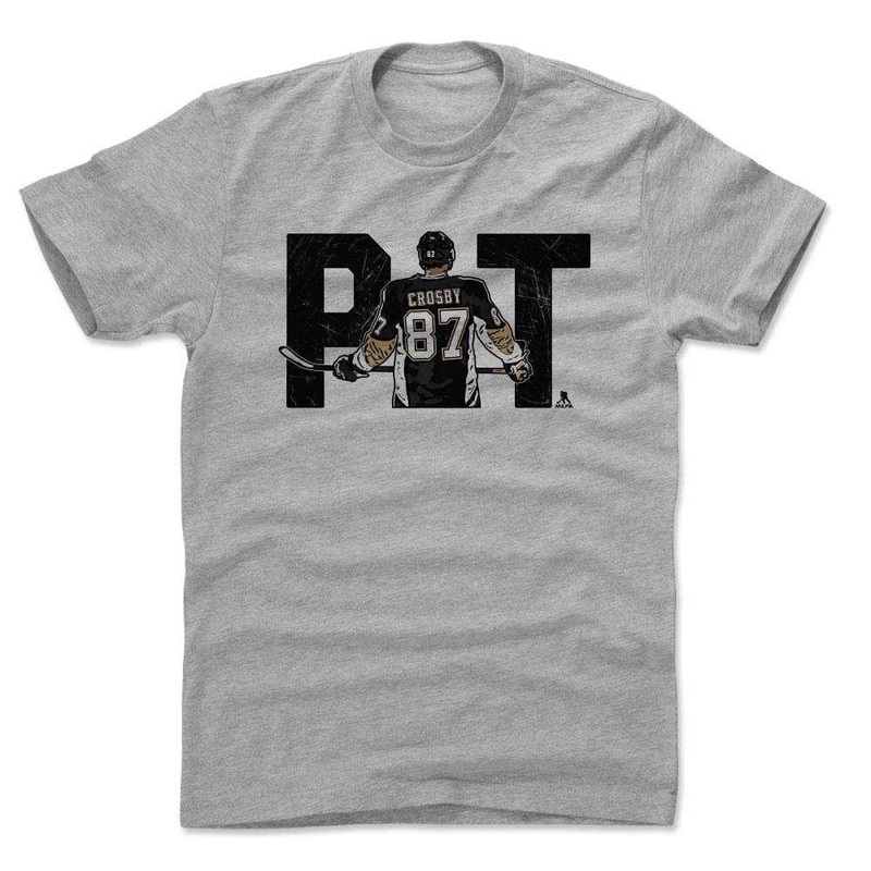Sidney Crosby Pittsburgh Penguins 500 Level NHL City T-Shirt – Grey
