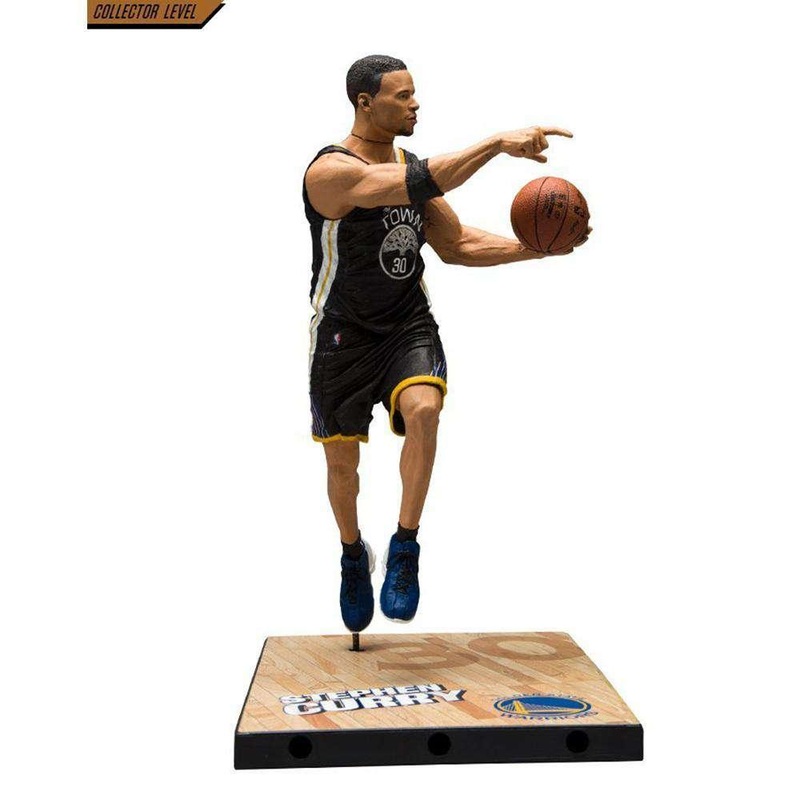 Steph Curry Golden State Warriors McFarlane NBA Series 32 7″ Figure – Statement Black