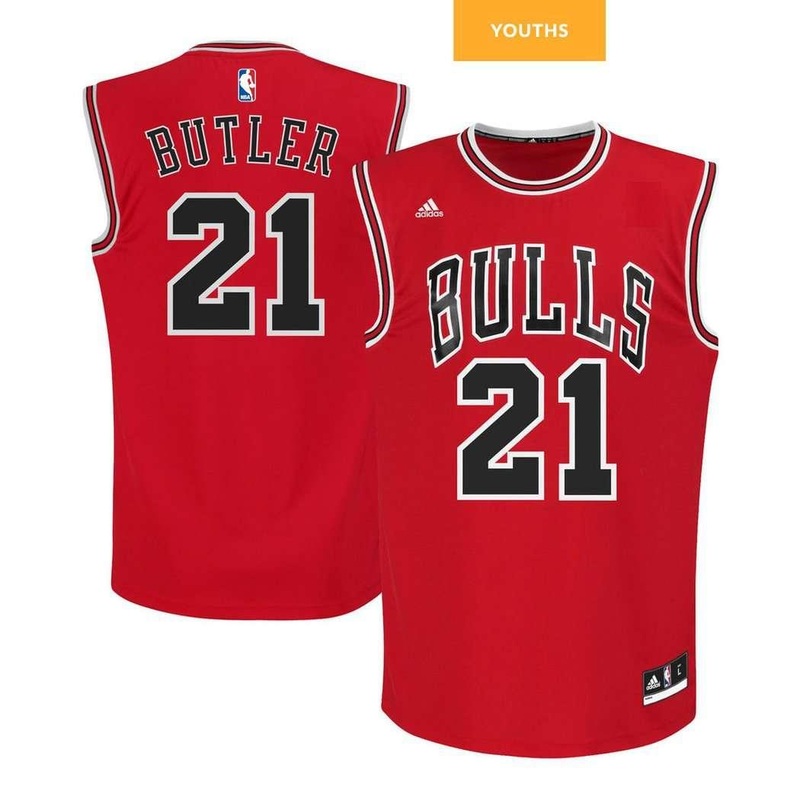 Youths Jimmy Butler Chicago Bulls NBA Replica Jersey – Red
