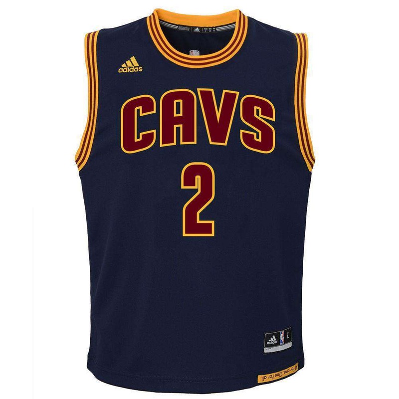 Youths Kyrie Irving Cleveland Cavaliers NBA Replica Jersey – Navy