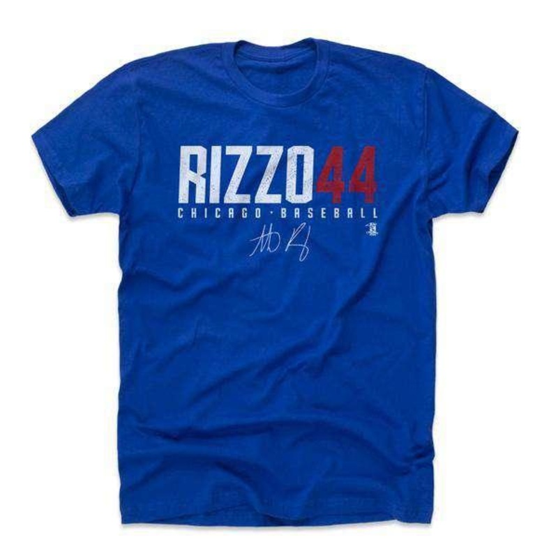 Anthony Rizzo Chicago Cubs 500 Level MLB Rizzo44 T-Shirt – Blue