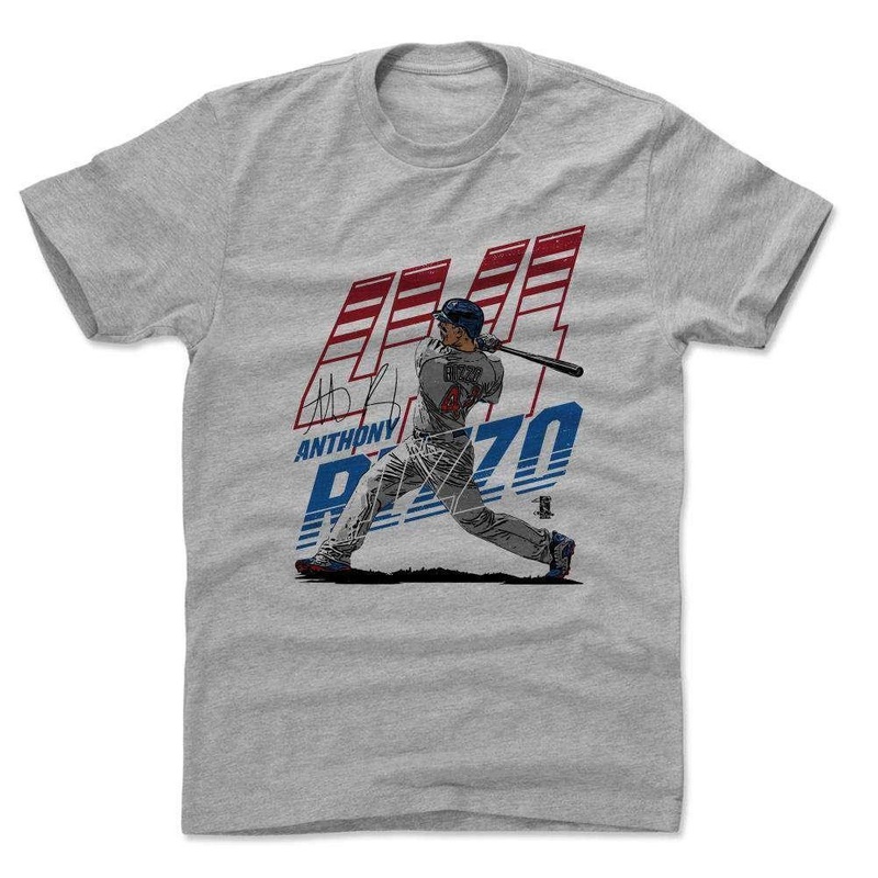 Anthony Rizzo Chicago Cubs 500 Level MLB Tech T-Shirt – Grey
