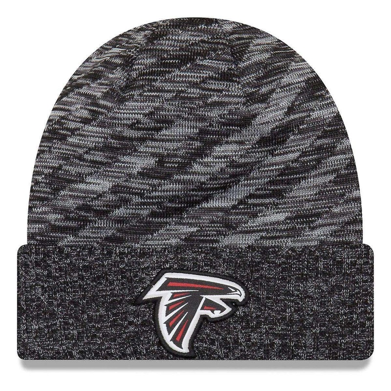 Atlanta Falcons New Era NFL 2018 NFL Sideline TD Knit Beanie – Black