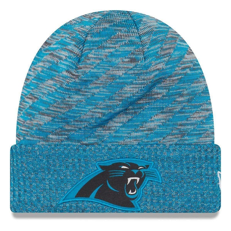 Carolina Panthers New Era NFL 2018 NFL Sideline TD Knit Beanie – Blue