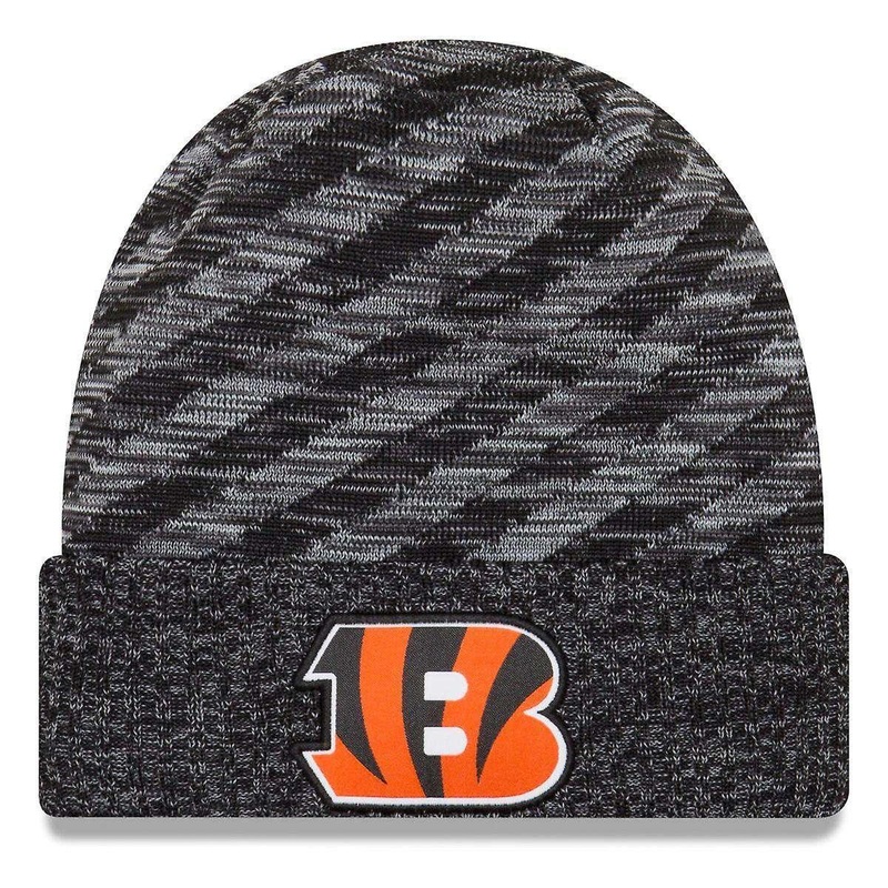 Cincinnati Bengals New Era NFL 2018 NFL Sideline TD Knit Beanie – Black