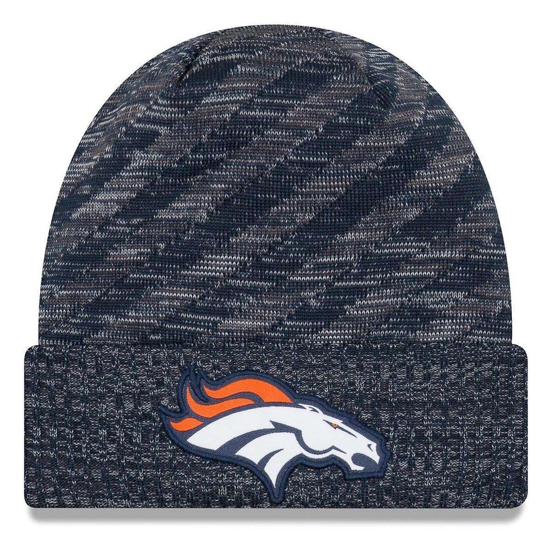 Denver Broncos New Era NFL 2018 NFL Sideline TD Knit Beanie – Navy