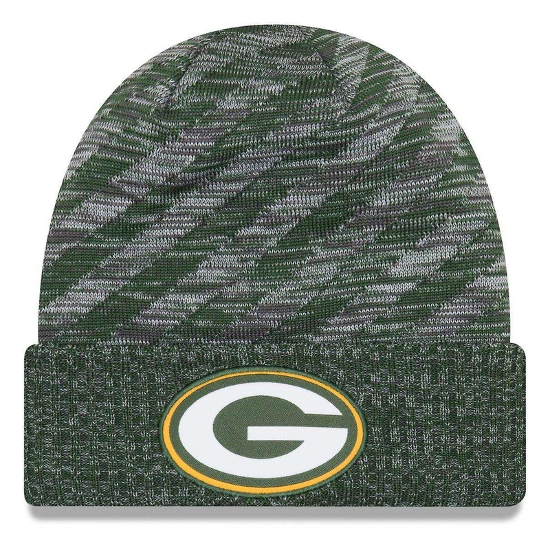 Green Bay Packers New Era NFL 2018 NFL Sideline TD Knit Beanie – Green