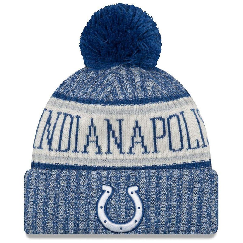 Indianapolis Colts New Era NFL 2018 NFL Sideline Knit Beanie – Blue
