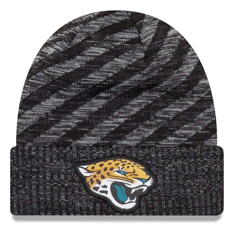 Jacksonville Jaguars New Era NFL 2018 NFL Sideline TD Knit Beanie – Black