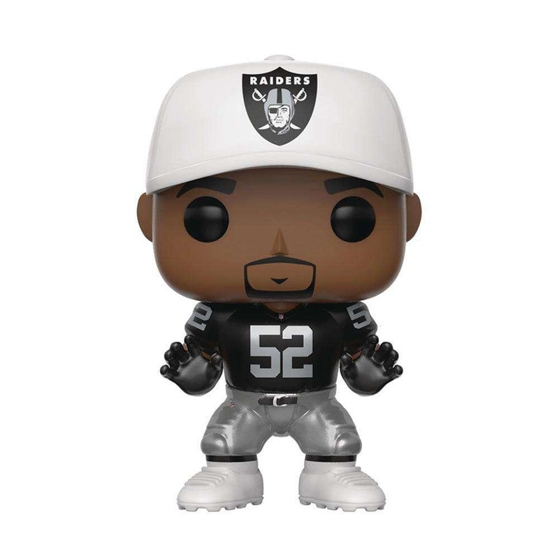 Khalil Mack Oakland Raiders NFL Funko Pop Vinyl 3.75″ Figure – Black