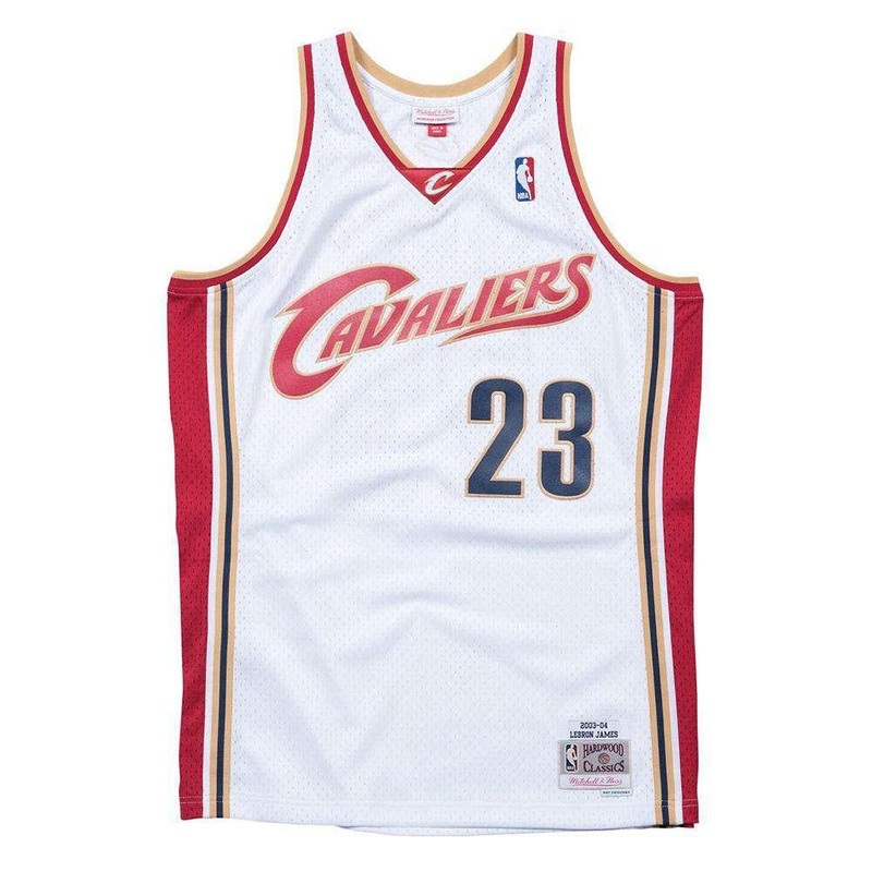 Lebron James Cleveland Cavaliers Mitchell & Ness NBA Swingman Jersey – White