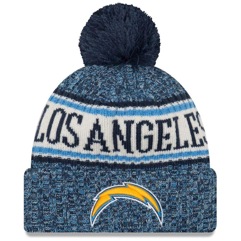 Los Angeles Chargers New Era NFL Sideline Knit Beanie – Navy