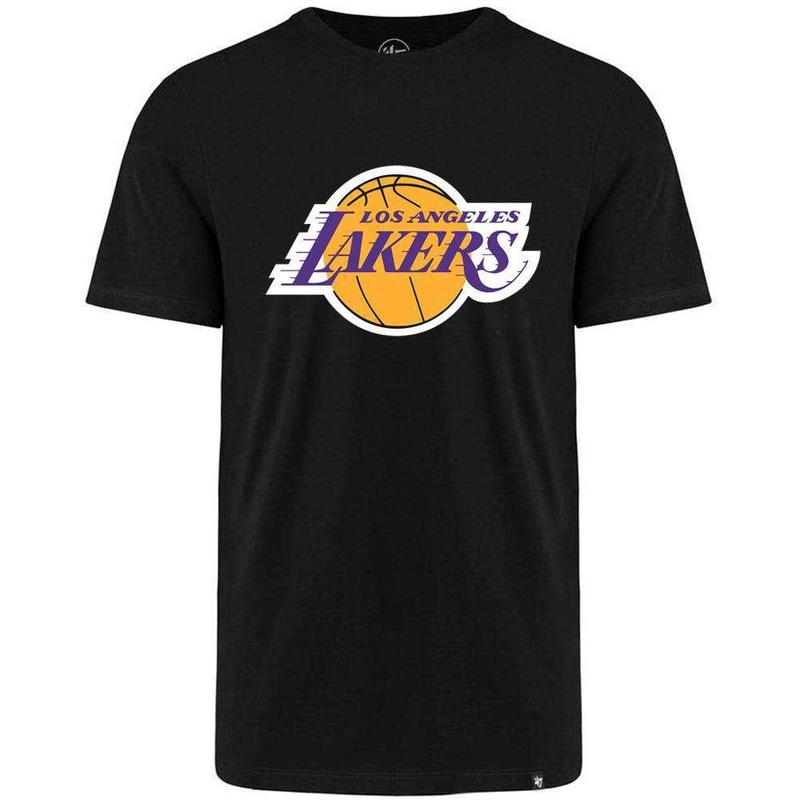Los Angeles Lakers ’47 NBA Team Logo MVP T-Shirt – Black