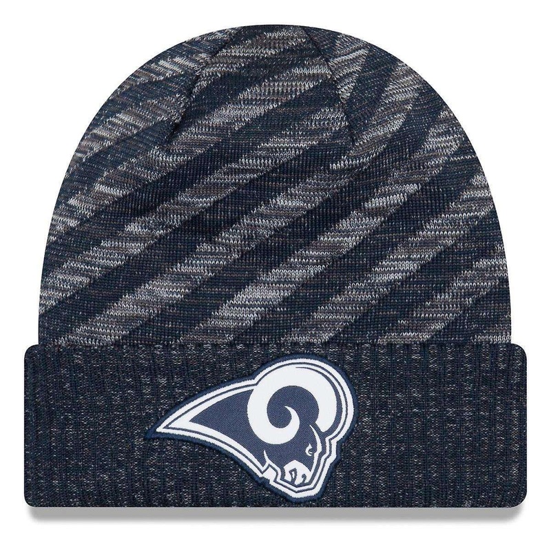 Los Angeles Rams New Era NFL 2018 NFL Sideline TD Knit Beanie – Navy