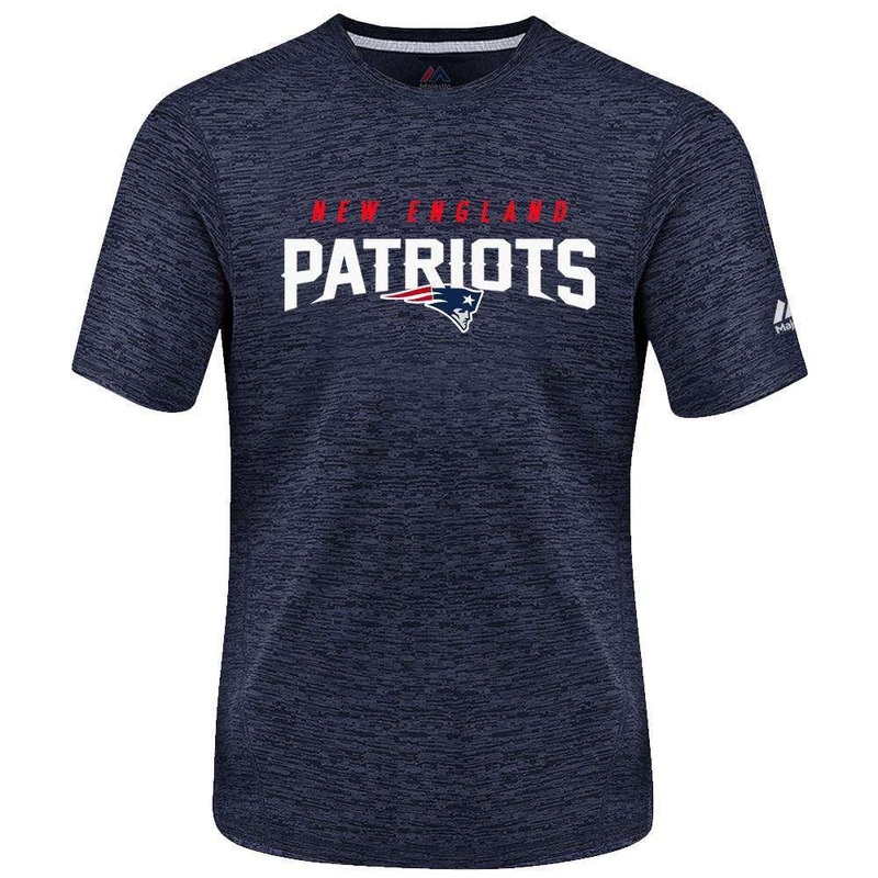 New England Patriots Majestic NFL Ultra Streak Performance T-Shirt – Navy