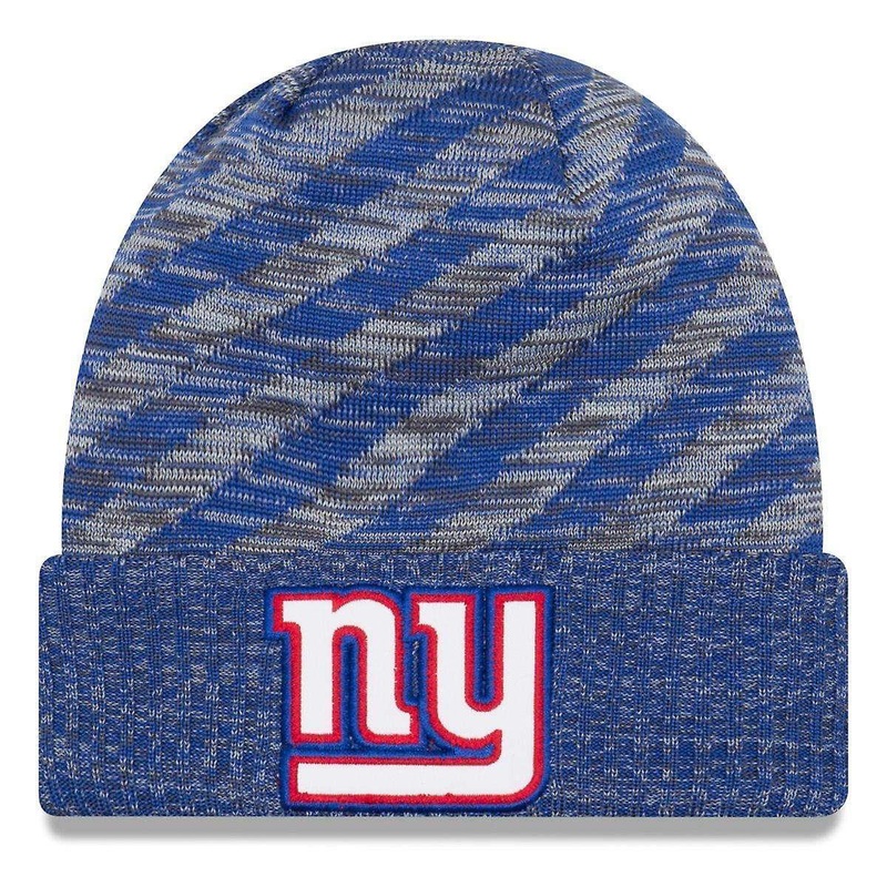New York Giants New Era NFL 2018 NFL Sideline TD Knit Beanie – Blue