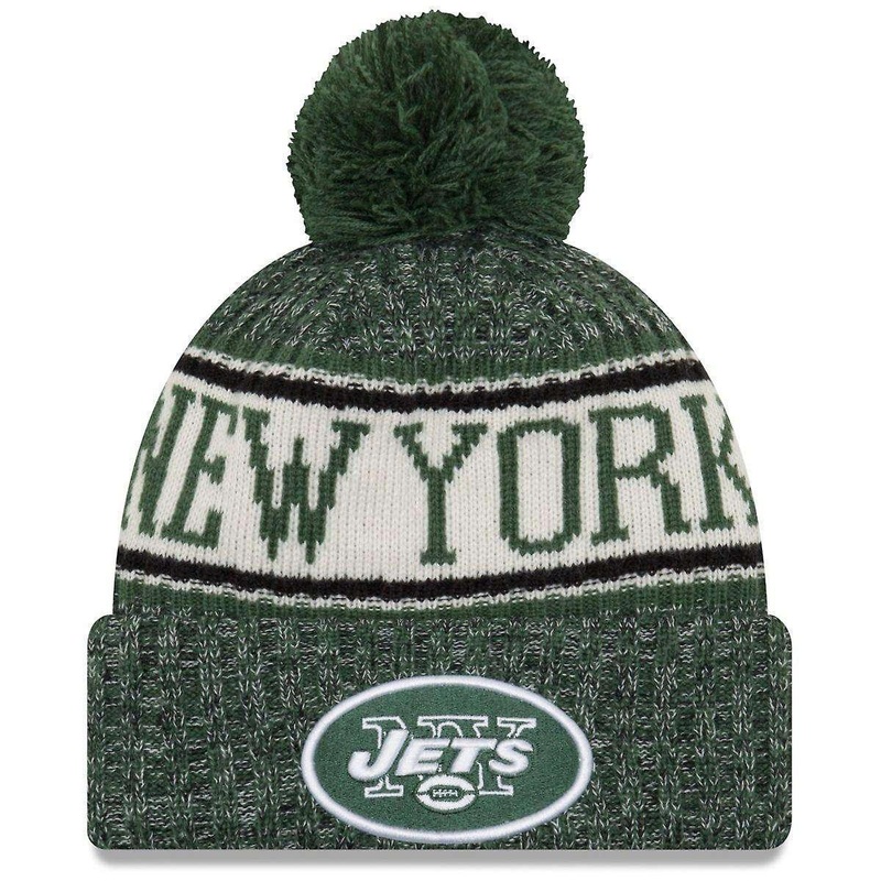 New York Jets New Era NFL 2018 NFL Sideline Knit Beanie – Green