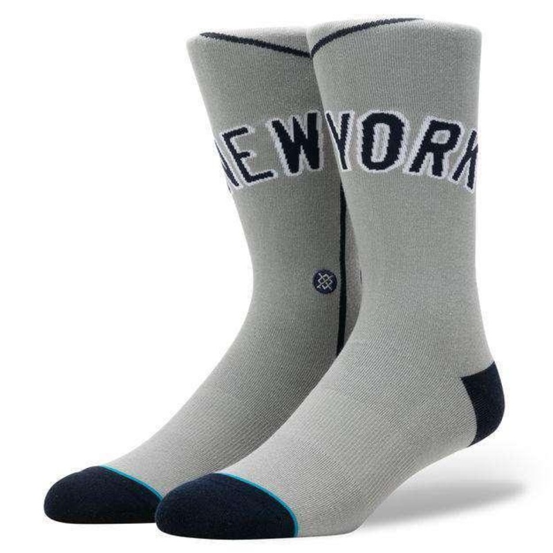 New York Yankees Stance MLB Jersey Crew Socks – Grey