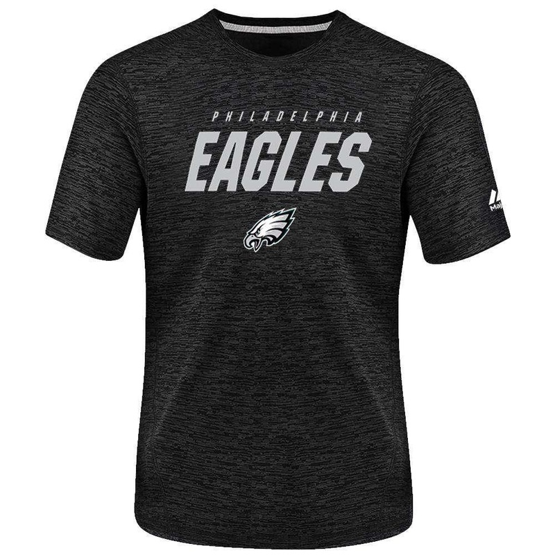 Philadelphia Eagles Majestic NFL Ultra Streak Performance T-Shirt – Black